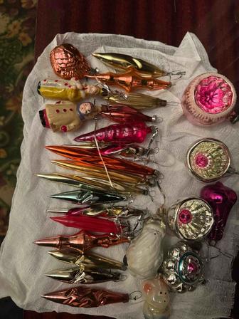 Винтажные елочные игрушки СССР