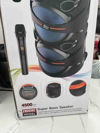 Мощная Bluetooth колонка 60W Sing-e ZQS8302 с микрофоном