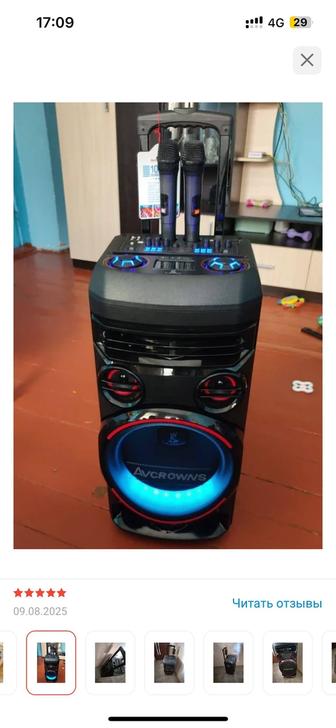 Аренда портативных колонок с микрофоном