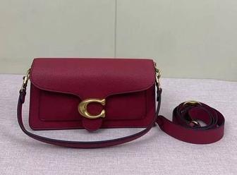 Сумка Coach tabby 26 бордовая