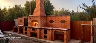 Кладка каминов , комплекс барбекю и печи!