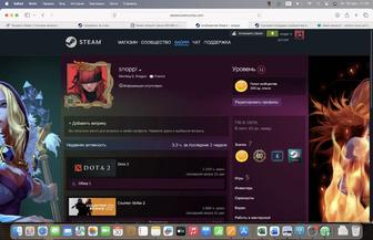 Продаю steam аккаунт