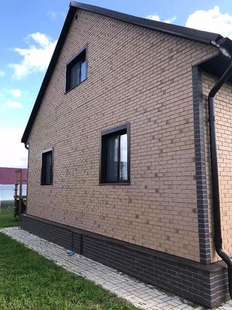 Сайдинг кирпич, сланец.