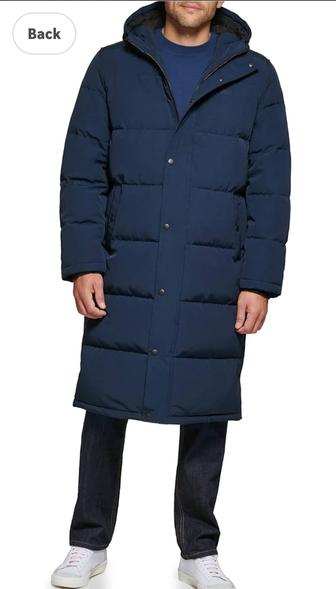 Мужской удлиненный пуховик