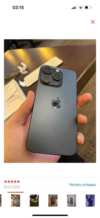 iPhone 15 pro 256Gb темно синий
