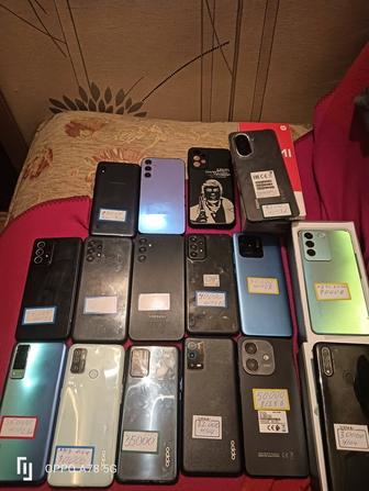 Смартфоны орро, vivo, Samsung, Xiaomi