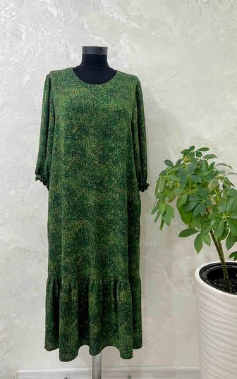 Штапельное платье