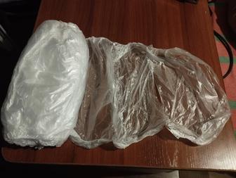 Нарукавники, шапочки, одноразовые фартуки