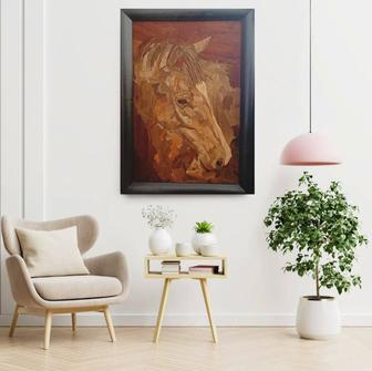 Уникальная картина в стиле Интарсия