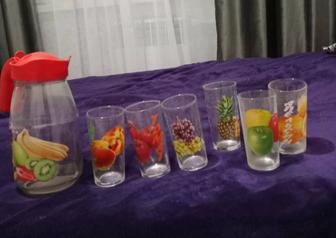 Набор кувшин стаканами