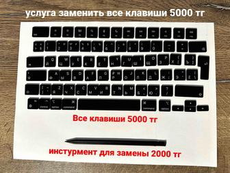 Клавиши кейкапы MacBook Air/Pro 13/14/16