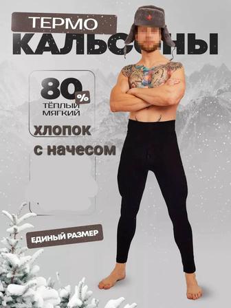 Кальсоны для мужчин термо с мехом