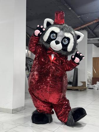 Ростовая кукла Енот Премиум для ивент-агентств Жёсткая форма