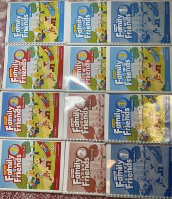 Английские учебники Family and friends 1 2 3 4 5 6 2nd edition д