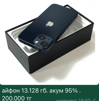 Iphone 13 128 гб аккумулятор 95%