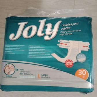 Подгузники для взрослых Joly, размер L (100150 см), 30 шт