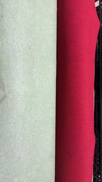 Продам ковролан /ковролин 240 кВ м б/у красный и черный 50/50