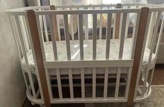 Манеж кровать маятник