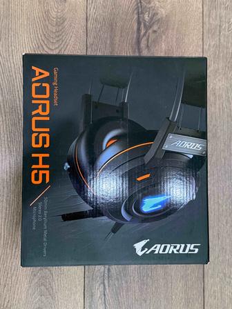 Продается игровая гарнитура Gigabyte AORUS H5