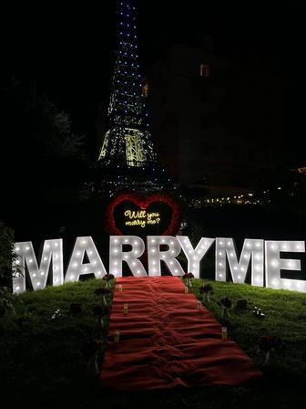 Предложение руки и сердца marry me, День рождение