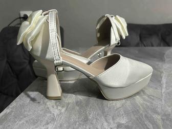 Свадебный туфли / белая туфли