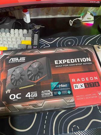 Asus RX 570 4GB OC Отличное состояние