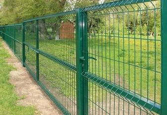 Зд забор. Ограждение сетка