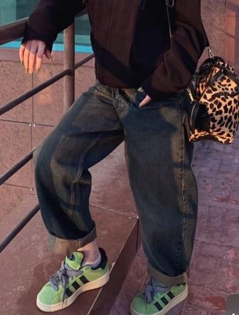 Джинсы baggy Bershka