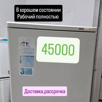 Холодильник рабочий есть доставка,рассрочка,Ред,0012,гарантия