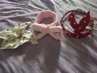 Ободки для волос и резинки