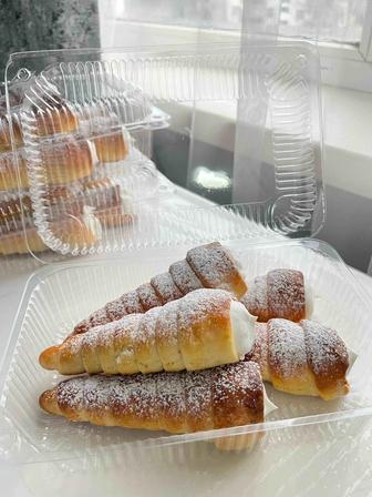 Трубочки с кремом