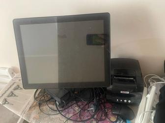 моноблок, принтер для чека, мышь, касса