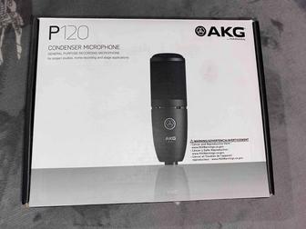 Микрофон AKG P120 и Аудиокарта BEGHRINGER