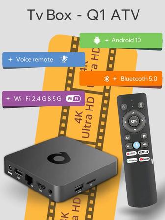 Tv box Q1 новый