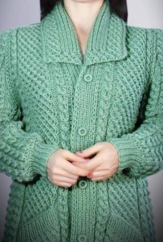 Вязаные шали, кардиганы