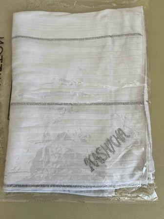 Белый палантин оригинал Kashka, с камнями Сваровски, ОАЭ
