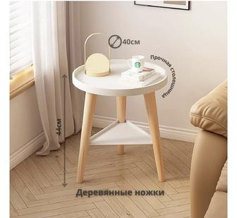 Журнальный столик ART-Wave кофейный TBr-1203-white, 40x40x44 см, белый