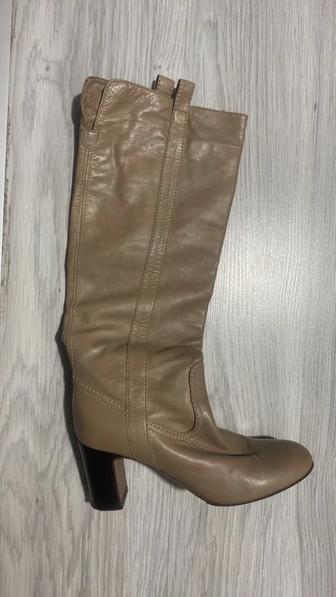 Женские кожанные сапоги