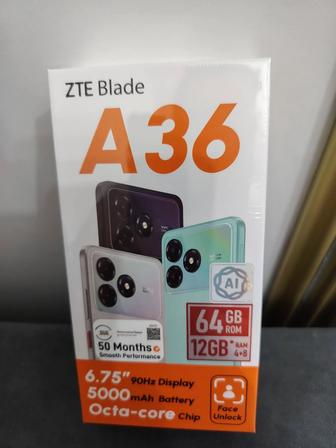 Продам телефон ЗАПЕЧАТОН ZTE A36 64 GB