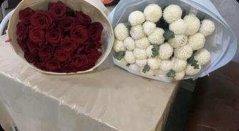 2 букета свежих цветов