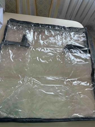 Чехол для корпе 100x80 см, без наполнителя, серый в комплекте 2 шт