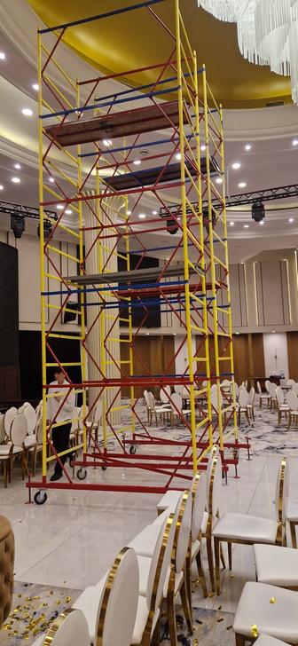 Вышка тур на колесах и леса строительный на прокат