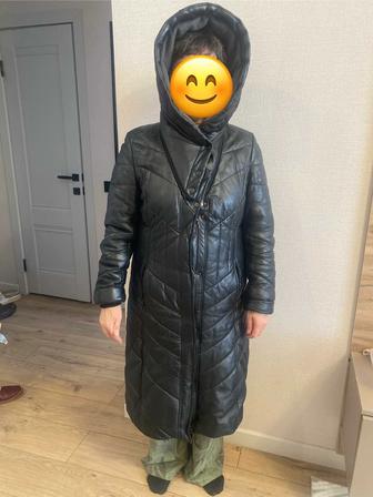 Кожаное пальто. Турция. Качество отличное