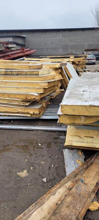 Продам сэндвич панели в хорошем состоянии 4 метра