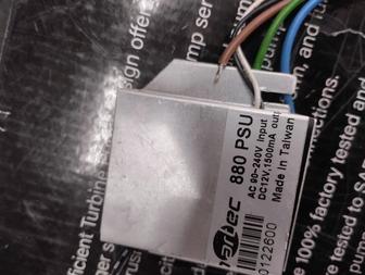 Блок питание 12 вольт 1,5 ампера