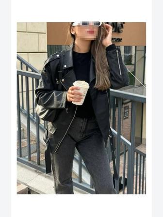 Женская кожанная куртка