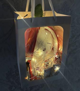 зайчики в клубнике