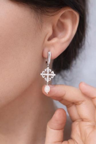 Этно стильде сырғалар