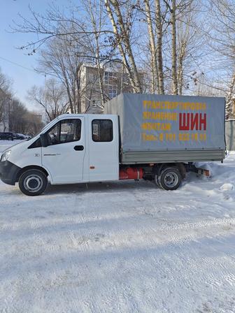 Хранение шин, мобильный шиномонтаж.