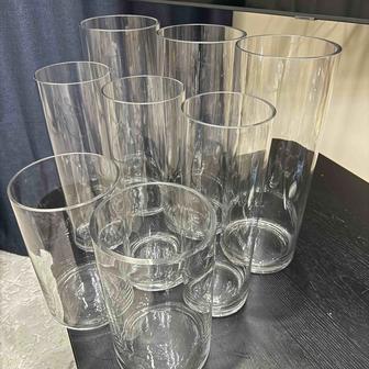 Вазы стеклянные